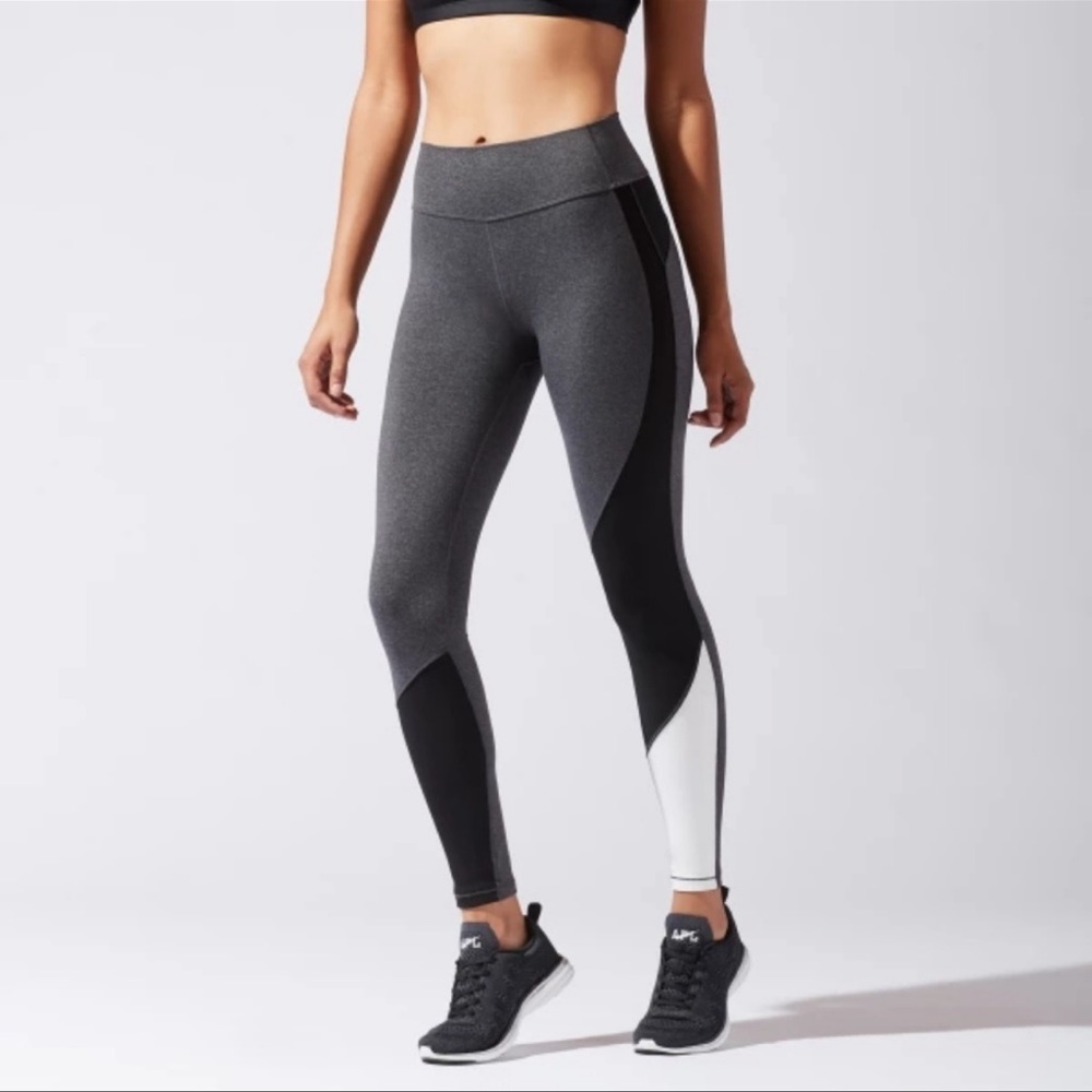 Splits59 All Star Leggings in Heathered Block Size Small Athletic Gym
